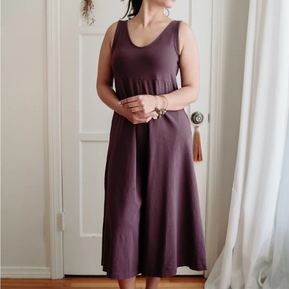 Mien Studios Pants - Mien Studios Lakeside Jumpsuit in Dark Plum - Women’s Medium